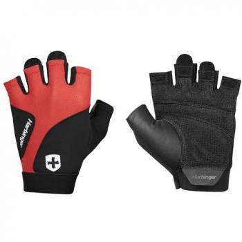 Harbinger Flexfit 2.0 Unisex Training Gloves - Red and Black, Small to Large