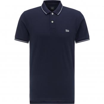 Lee - Polo Manga Corta Piqué Azul Hombre