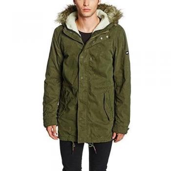 Tommy Hiliger Thdm HD Parka 62, Abrigo para Hombre, Olive Night, L