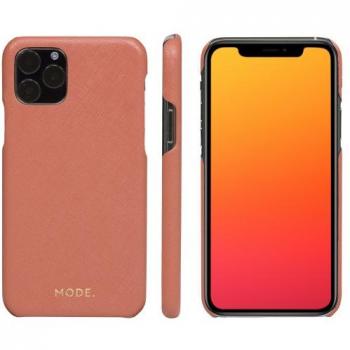 Funda de Piel de Grano Completo Mode. by dbramante1928 para iPhone 11 Pro en color Rosa Oxidado