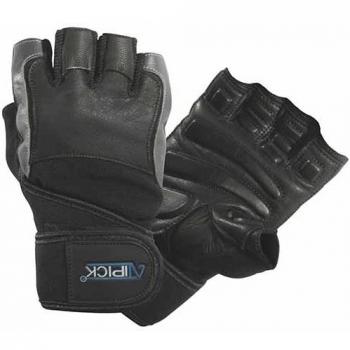 Atipick GTH10145 Guantes halterofilia mod. AT-ROBOT, refuerzo de GEL, con soporte muñeca.