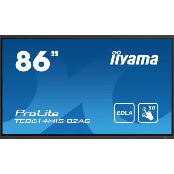 iiyama PROLITE TE8614MIS-B2AG Pantalla plana para señalización digital 86 LCD 4K Ultra HD táctil Android Wifi 435 cd/m² 24/7