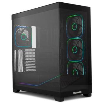 Caja PC NOX Hummer Blade ATX Semitorre ARGB Negro Cristal Templado Ultra Airflow