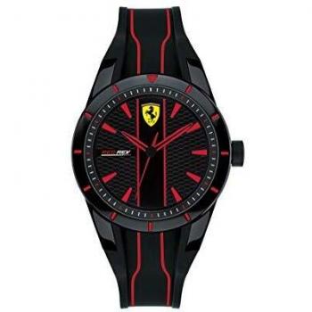 Scuderia Ferrari Reloj Analógico para Niños de Cuarzo con Correa en Silicona 830479