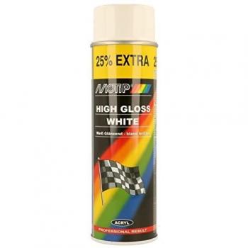 Motip m04001 Spray de pintura de aerosol, Blanco
