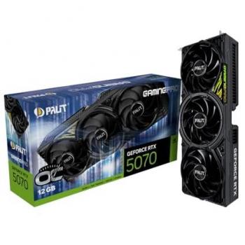 Tarjeta Gráfica Palit GeForce RTX 5070 GamingPro OC 12GB GDDR7 PCI-Express 5.0