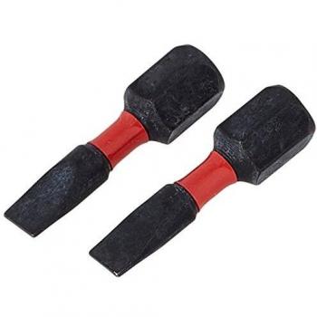 Milwaukee Shockwave Impact Duty Slotted Screwdriver Bits 4.5mm 25mm Pack of 2
