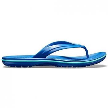 Crocs Unisex Crocband Flip Flops - Navy - Size UK 9