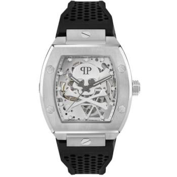 Philipp Plein The $keleton Automatic Men's Watch Gray Silicone One Size