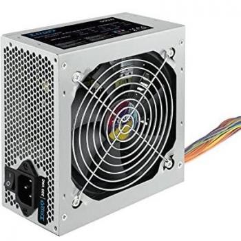 TOOQ TQAPOLO-500SP - Fuente de Alimentación ATX 500W con PFC Activo, Color Plata