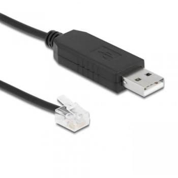 Cable adaptador USB a serie Delock 66736, protección ESD, APC, 2 m