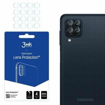 Protector de Lente 3MK para Samsung Galaxy M22, 4 Unidades, Protección de Cámara, Color Negro