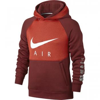 Nike B Nk Air Hoodie Po Bf Sudadera, Niños, Rojo