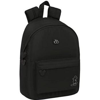 Safta MICKEY MOUSE 100 - Mochila Juvenil para Portátil 14.1, Ideal para Jóvenes de Diferentes Edades