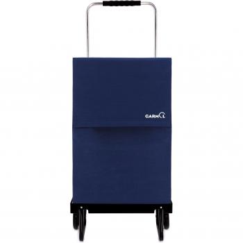 Garmol 709PL C3 Carro de Compra 2 Ruedas Plegafácil, Tela, Azul Marino, 41 x 28 x 97cm