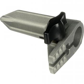 Manfrotto 236 - Accesorio de Pie para Monópode con Punta y Goma, Compatible con Trípodes de 20/25mm
