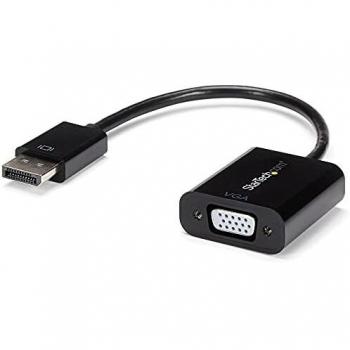 StarTech.com DisplayPort to VGA Adapter - Active DP to VGA Converter - 1080p Video - DP/DP++ Source to VGA Monitor Cable Adapter - DP to VGA Adapter Dongle Digital to Analog - DP 1.2 to VGA