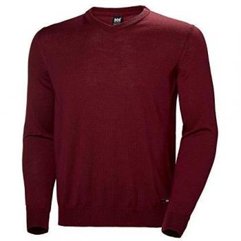 Helly Hansen Skagen Merino Sweater Jersey, Hombre, 215 Oxblood, S