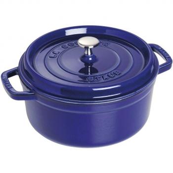 Staub Cocotte Redonda de Hierro Fundido 28 cm Azul Oscuro