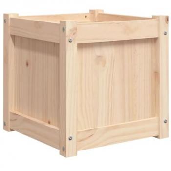 vidaXL Garden Planter 40x40x40 cm Solid Wood Pine