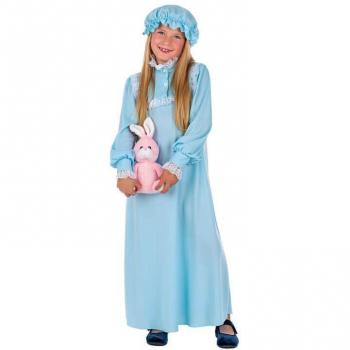 Disfraz de Abuela Azul para niña