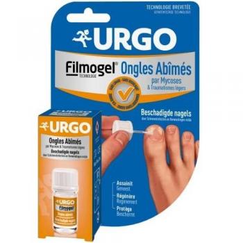 Urgo Uñas Dañadas - Tratamiento para uñas dañadas, 3.3 ml, formulación en gel filmógeno que protege y repara uñas afectadas por hongos y traumatismos