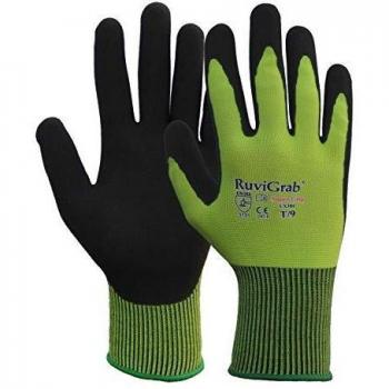 Ruvigrab 8436021584250, Guantes con Soporte de Nylon, 1, 10, Negro
