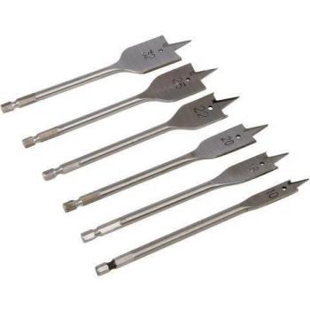 Silverline 282566 - Brocas planas, 6 pzas