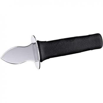 Contacto de acero inoxidable cuchillo abreostras 17 cm negro poliamida-mango