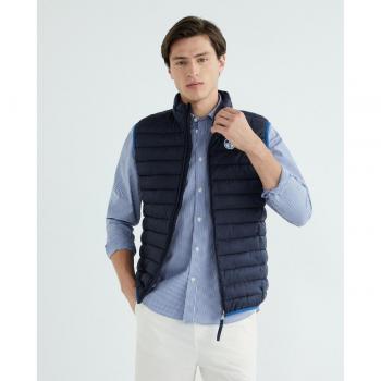 Chaleco North Sails Crozet Azul para hombre, resistente al agua y reciclado