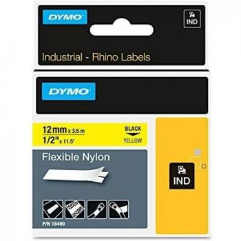 Dymo - DYMO ruban flexible en nylon, Largeur: 12 mm,longeur: 3,5m
