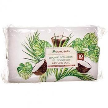 Dermobaño Esponja Jabonosa de Un Solo Uso, Pack de 1