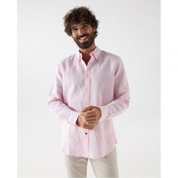Salsa Jeans - Camisa de hombre regular lisa con detalle de branding