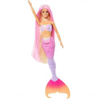 Barbie Un Toque de Magia Malibú Sirena con Cambio de Color y Brillo