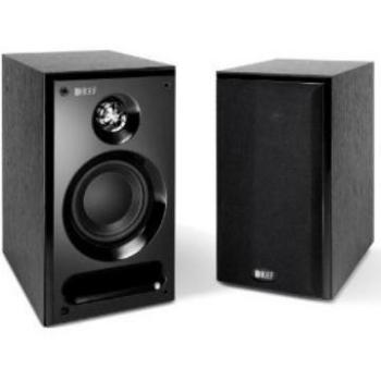 KEF Cresta 1 - C1 Altavoces de Estantería Negros Pareja