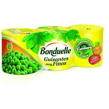 Bonduelle Guisantes Muy Fino Al Naturales, 600g