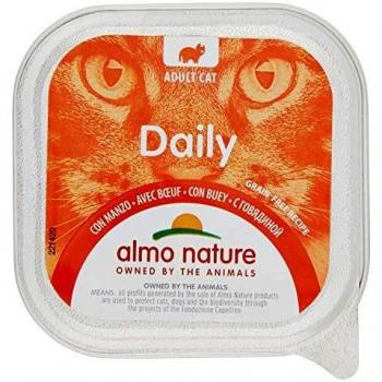 ALMO NATURE Daily menu bio manzo umido gatto gr. 100 - Mangimi umidi per gatti