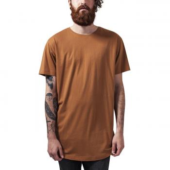 Urban Classics Shaped Long Sleeve Caramel T-Shirt for Men
