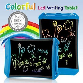 TEKFUN Tablet para niños 8.5 Pulgadas,Tableta de Escritura LCD de con Bloqueo de Pantalla borrable y función Reutilizable,Portatiles, Pizarra Luminosa niños,Juegos educativos