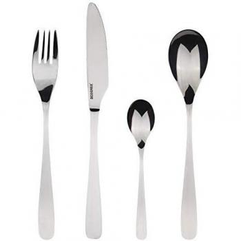 Bergner Q3483 Cuberteria de 24 Piezas en Acero Inoxidable colección Poitiers