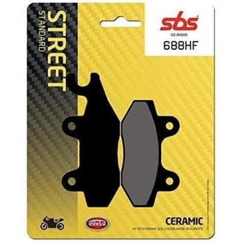 Pastillas de Freno Cerámicas SBS 688HF para Moto Stradales y Kymco People S 250 (Organicas)
