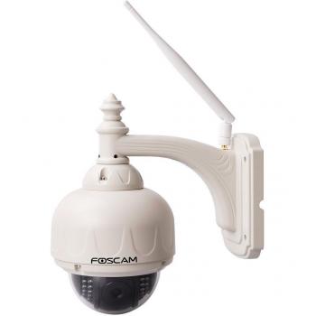 Foscam FI8919W - Cámara IP de vigilancia Domo, de Interior/Exterior, 640 x 480 píxeles, WiFi, motorizada, 14 W