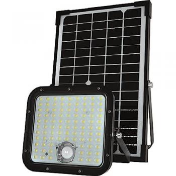 Proyector LED Vigor Cubo-30 con Panel Solar 30W 4800lm - Blanco - Exterior - LED 4000K
