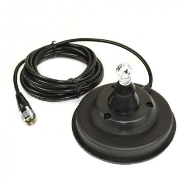 Adaptador de Antena PNI 120/DV con Cable PL259 de 4 m y Base Magnética de 125 mm