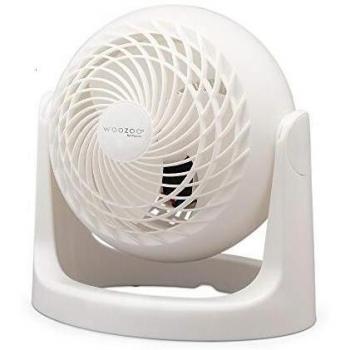 Iris ohyama ventilador de mesa potente y silencioso angulo ajustable de 360 zz woozoo pcfhe15 blanco 292 x 259 x 259 cm medio