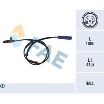 Sensor ABS FAE 78076 - Sensor de velocidad de rueda, compatible con vehículos, alta precisión, fácil instalación, fabricado por FAE
