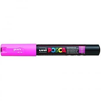 Rotulador Uni Posca PC-1M Azul/Rosa - Punta Extra Fina
