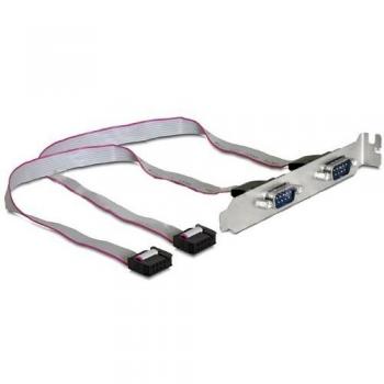 Adaptador DeLOCK 89268 de cable serie DB9 COM