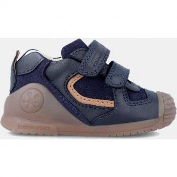 Biomecanics - Zapatillas deportivas de bebé niño de piel con doble cierre adherente