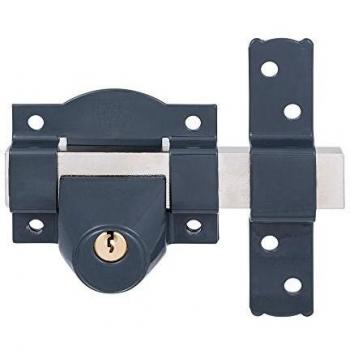 Cerrojo de Seguridad FAC 91-C Pintado, Sobrepuesto, 80mm con Barra de Acero
